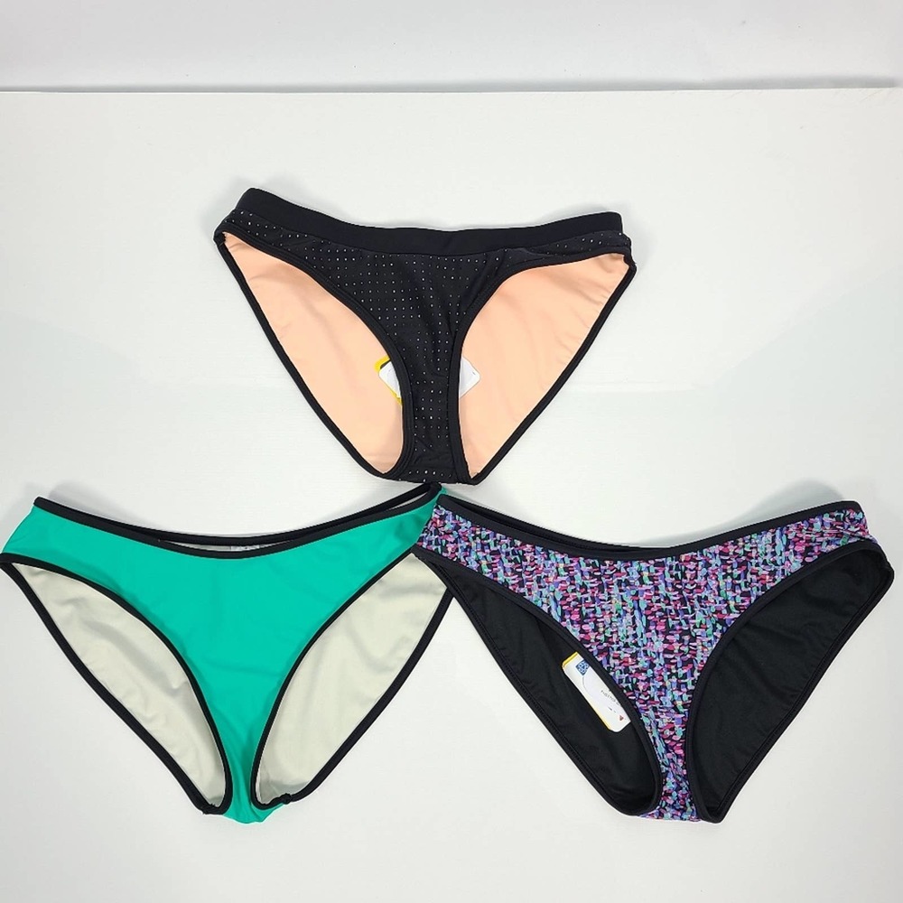 Fabletics Swim Bottom Three Piece Bundle Small NEW